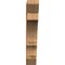 Ekena Millwork Balboa Slat Rough Sawn Bracket, Western Red Cedar, 6"W x 36"D x 36"H BKT06X36X36BOA06RWR - alternate 2